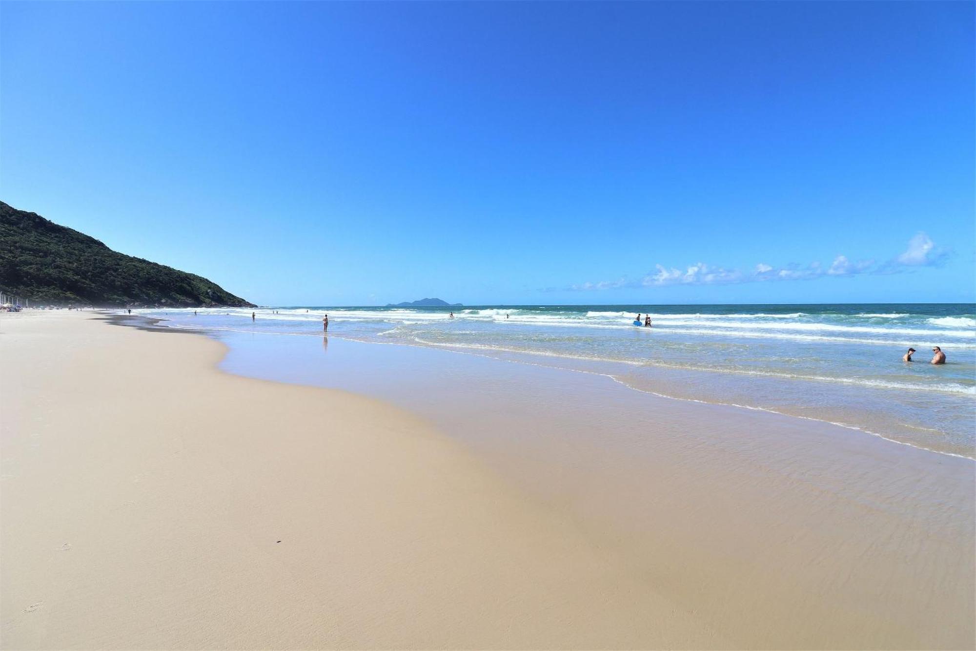 Maravilhoso Apto Wi-Fi E Vista Para O Mar - Hb06F Florianópolis Buitenkant foto